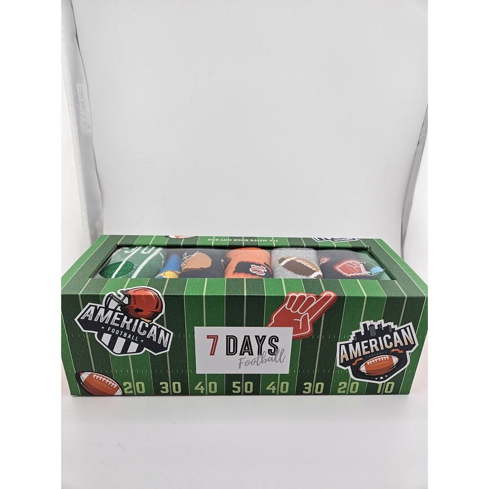 7 Days Football Socks Brand  Men 8-12 - Picture 2 of 5